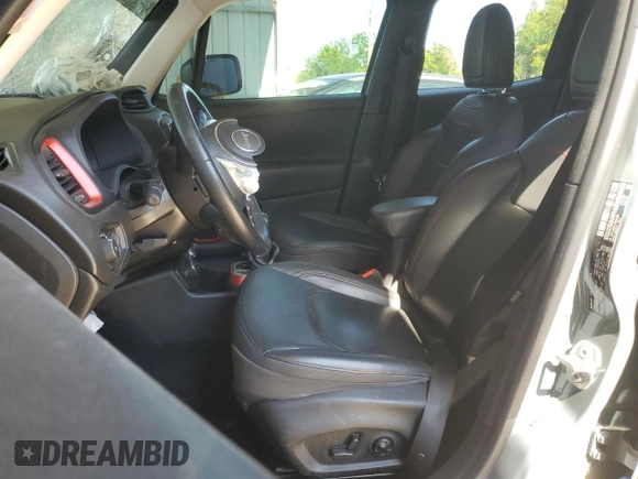 2018 Jeep Renegade Trailhawk with VIN ZACCJBCB3JPH43220, listed as a Copart auction lot 55473395 with Not provided miles and Salvage title. Bid and sale history available at DreamBid. Image 7.