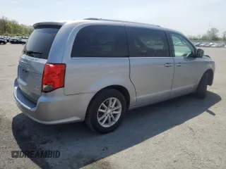 2019 Dodge Grand Caravan SXT with VIN 2C4RDGCG7KR622259, listed as a Copart auction lot 54888855 with 120,613 mi miles and Salvage Title. Bid and sale history available at DreamBid. Image 3.