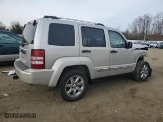 2009 Jeep Liberty Limited with VIN 1J8GN58K39W507318, listed as a Copart auction lot 80220504 with 222,541 mi miles and Salvage Title. Bid and sale history available at carsss.com. Image 3.