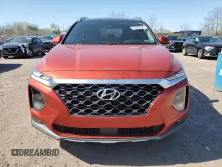 2020 Hyundai Santa Fe SEL with VIN 5NMS3CAAXLH186434, listed as a Copart auction lot 53346755 with 69,664 mi miles and Salvage Title. Bid and sale history available at DreamBid. Image 5.