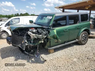 2024 Ford Bronco Outer Banks with VIN 1FMEE8BP1RLA13704, listed as a Copart auction lot 55387755 with Not provided miles and Salvage title. Bid and sale history available at DreamBid. Image 1.