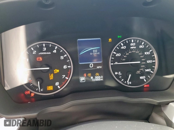 2024 Subaru Crosstrek Premium with VIN JF2GUADC2RH896427, listed as a Copart auction lot 58864145 with 10,988 mi miles and Salvage title. Bid and sale history available at DreamBid. Image 9.