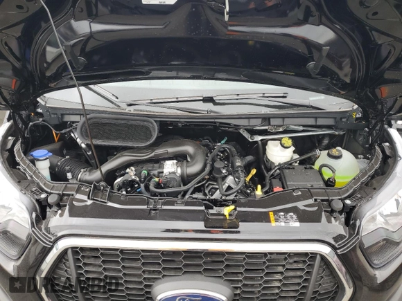 2024 Ford Transit Cargo with VIN 1FTBR1C86RKA98779, listed as a Copart auction lot 70473944 with 35 mi miles and Salvage Title. Bid and sale history available at DreamBid. Image 11.