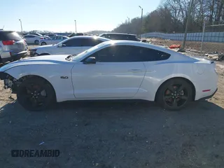 2022 Ford Mustang GT with VIN 1FA6P8CF3N5107922, listed as a IAAI auction lot 41268928 with 43,755 mi miles and . Bid and sale history available at DreamBid. Image 15.