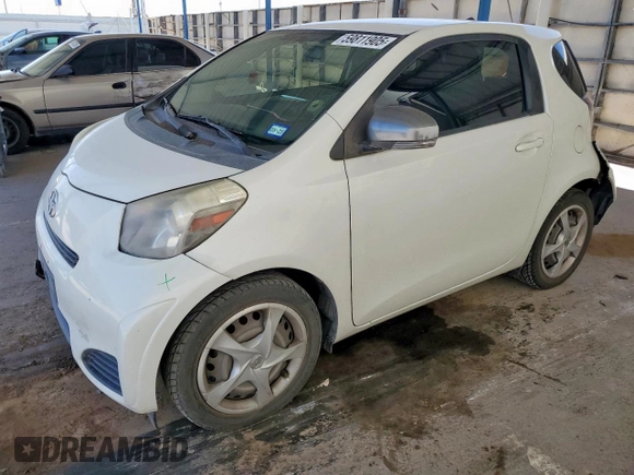 2012 Scion iQ с VIN JTNJJXB06CJ016382, выставлен на аукционе Copart как лот 59811905 с пробегом 115 911 миль миль и Списание • Salvage title. История ставок и продаж доступна на DreamBid. Изображение 1.