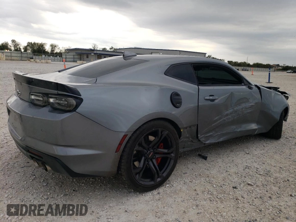 2020 Chevrolet Camaro 2SS with VIN 1G1FG1R74L0130758, listed as a Copart auction lot 80257814 with 33,375 mi miles and Salvage Title. Bid and sale history available at carsss.com. Image 3.