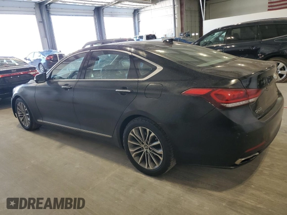 2015 Hyundai Genesis 3.8L with VIN KMHGN4JE0FU018111, listed as a Copart auction lot 53711075 with 184,509 mi miles and Clean Title. Bid and sale history available at carsss.com. Image 2.