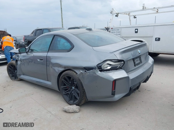 2025 BMW M2 with VIN 3MF23DM0XS8E95167, listed as a IAAI auction lot 41664519 with 13 mi miles. Bid and sale history available at carsss.com. Image 14.