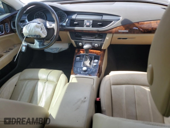 2012 Audi A7 Prestige with VIN WAU2GAFC1CN069845, listed as a Copart auction lot 55903315 with 79,485 mi miles and Salvage title. Bid and sale history available at DreamBid. Image 8.