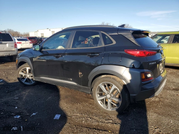 2021 Hyundai Kona Limited with VIN KM8K3CA51MU667326, listed as a Copart auction lot 85986934 with 40,567 mi miles and Salvage Title. Bid and sale history available at carsss.com. Image 2.