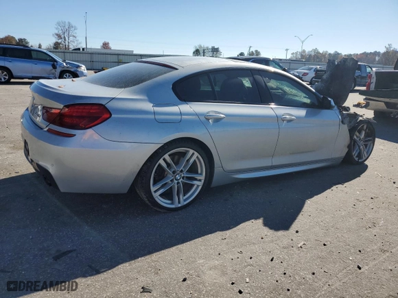 2016 BMW 6 Series 640i with VIN WBA6D0C59GD927794, listed as a Copart auction lot 81886384 with 0 mi miles and Salvage Title. Bid and sale history available at carsss.com. Image 3.