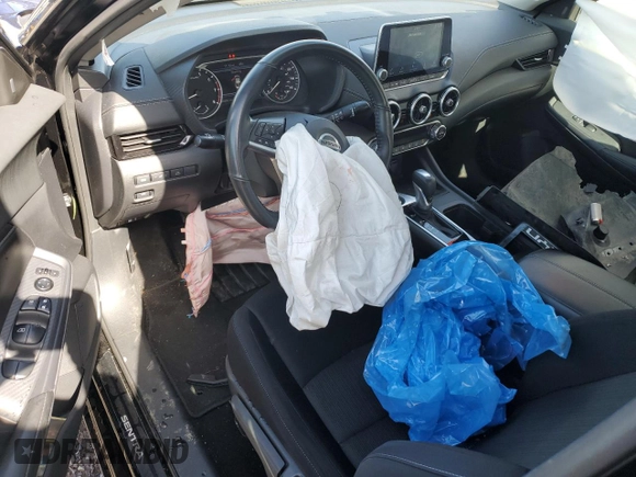 2021 Nissan Sentra SV with VIN 3N1AB8CV7MY306860, listed as a Copart auction lot 47939825 with 34,409 mi miles and Salvage title. Bid and sale history available at DreamBid. Image 8.