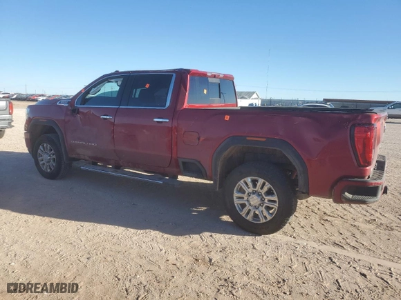 2023 GMC Sierra 2500HD Denali with VIN 1GT49REY6PF181834, listed as a Copart auction lot 43275235 with 31,922 mi miles and Salvage Title. Bid and sale history available at carsss.com. Image 2.