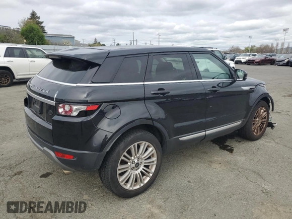 2013 Land Rover Range Rover Evoque Prestige Premium with VIN SALVV2BGXDH712836, listed as a Copart auction lot 47679265 with 78,318 mi miles and Salvage Title. Bid and sale history available at carsss.com. Image 3.