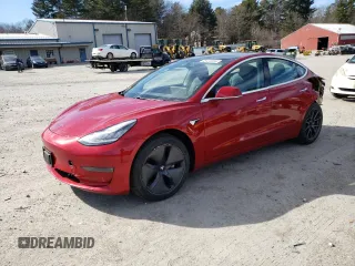 2020 Tesla Model 3 Long Range with VIN 5YJ3E1EB0LF735078, listed as a Copart auction lot 48423235 with 35,306 mi miles and Salvage Title. Bid and sale history available at carsss.com. Image 1.