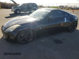 2003 Nissan 350Z with VIN JN1AZ34D53T108466, listed as a Copart auction lot 75683754 with 140,953 mi miles and Clean Title. Bid and sale history available at carsss.com. Image 1.