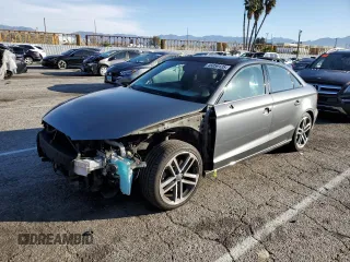 2019 Audi A3 Sedan Premium with VIN WAUAUGFFXKA086201, listed as a Copart auction lot 45059135 with 49,177 mi miles and Salvage Title. Bid and sale history available at carsss.com. Image 1.