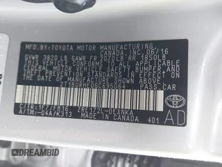 2016 Toyota Corolla L с VIN 2T1BURHE0GC695064, выставлен на аукционе IAAI как лот 42203738 с пробегом 116 522 миль миль и . История ставок и продаж доступна на DreamBid. Изображение 9.