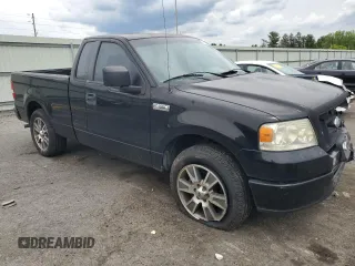 2007 Ford F-150 XL with VIN 1FTRF12207KD50317, listed as a Copart auction lot 58611805 with 122,940 mi miles and Salvage title. Bid and sale history available at DreamBid. Image 4.
