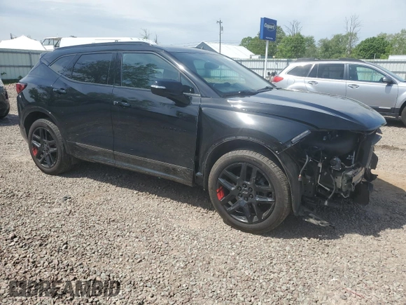 2023 Chevrolet Blazer RS z VIN 3GNKBKRS3PS231472, wystawiony jako Copart lot #58128315 z przebiegiem 17 451 mil mil oraz Szkoda całkowita • Salvage title. Historia ofert i sprzedaży dostępna na DreamBid. Obrazek 4.