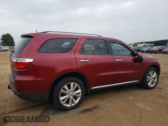 2013 Dodge Durango Crew with VIN 1C4SDHDT9DC658405, listed as a Copart auction lot 88593835 with 28,844 mi miles and Salvage title. Bid and sale history available at DreamBid. Image 3.