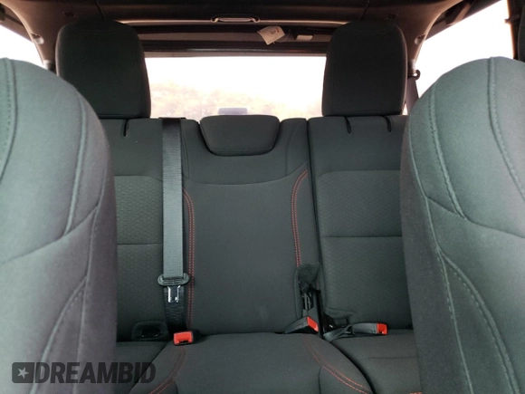 2022 Jeep Wrangler Unlimited Rubicon with VIN 1C4HJXFN1NW176037, listed as a Copart auction lot 44835045 with 36,043 mi miles and Salvage title. Bid and sale history available at DreamBid. Image 10.