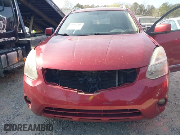 2012 Nissan Rogue S with VIN JN8AS5MT4CW261721, listed as a IAAI auction lot 41904419 with 172,551 mi miles. Bid and sale history available at carsss.com. Image 6.