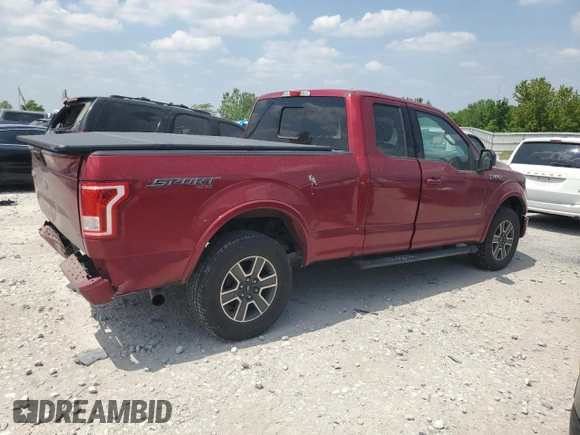 2016 Ford F-150 XLT with VIN 1FTEX1EP5GFA29580, listed as a Copart auction lot 60335645 with 96,690 mi miles and Clean title. Bid and sale history available at DreamBid. Image 3.
