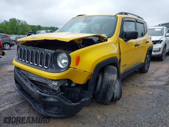 2018 Jeep Renegade Upland с VIN ZACCJBAB7JPG97099, выставлен на аукционе IAAI как лот 42214521 с пробегом 102 520 миль миль и . История ставок и продаж доступна на DreamBid. Изображение 6.