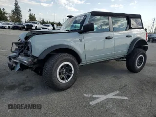 2023 Ford Bronco with VIN 1FMEE5DP6PLB28310, listed as a Copart auction lot 51830585 with 15,987 mi miles and Salvage Title. Bid and sale history available at carsss.com. Image 1.