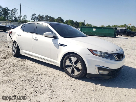 2013 Kia Optima Hybrid EX with VIN KNAGM4AD0D5045666, listed as a Copart auction lot 53345675 with 196,971 mi miles and Clean Title. Bid and sale history available at carsss.com. Image 4.