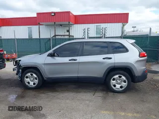 2014 Jeep Cherokee Sport with VIN 1C4PJLAB5EW268916, listed as a IAAI auction lot 41715729 with 116,544 mi miles and . Bid and sale history available at DreamBid. Image 15.