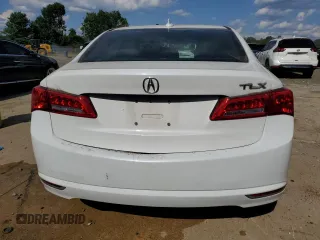 2018 Acura TLX Technology with VIN 19UUB1F50JA002526, listed as a Copart auction lot 65847825 with 57,767 mi miles and Salvage title. Bid and sale history available at DreamBid. Image 6.