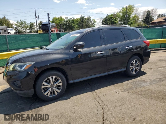 2019 Nissan Pathfinder SV with VIN 5N1DR2MM1KC576581, listed as a Copart auction lot 62909385 with 103,195 mi miles and Clean title. Bid and sale history available at DreamBid. Image 1.