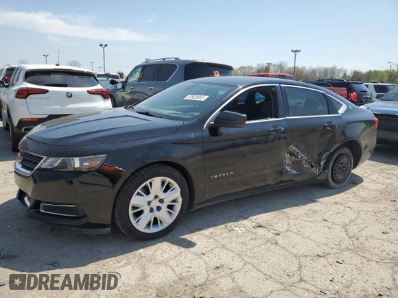 2016 Chevrolet Impala LS with VIN 2G11Z5SA3G9144471, listed as a Copart auction lot 53923045 with 122,241 mi miles and Clean title. Bid and sale history available at DreamBid. Image 1.