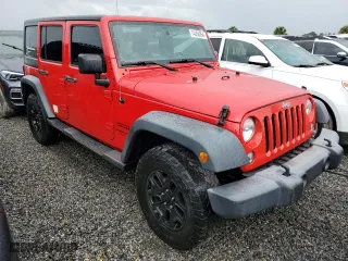 2018 Jeep Wrangler JK Unlimited Sport S with VIN 1C4BJWDG6JL891167, listed as a Copart auction lot 74056854 with 99,732 mi miles and Non Repairable. Bid and sale history available at carsss.com. Image 4.
