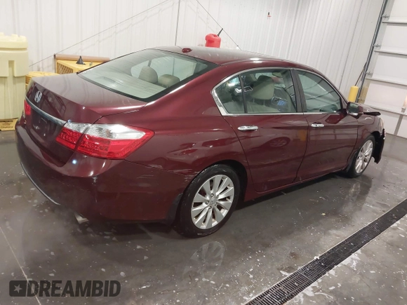 2013 Honda Accord EX-L with VIN 1HGCR2F89DA180527, listed as a IAAI auction lot 41416759 with 112,530 mi miles and . Bid and sale history available at DreamBid. Image 4.