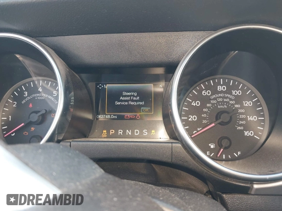 2019 Ford Mustang EcoBoost with VIN 1FATP8UH4K5188380, listed as a IAAI auction lot 40703415 with 63,748 mi miles. Bid and sale history available at carsss.com. Image 7.
