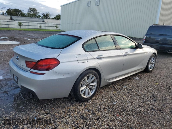 2016 BMW 6 Series 640i with VIN WBA6D0C53GD927810, listed as a Copart auction lot 63524364 with 53,118 mi miles and Salvage Title. Bid and sale history available at carsss.com. Image 3.