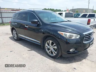 2014 Infiniti QX60 with VIN 5N1AL0MN9EC515324, listed as a IAAI auction lot 42637133 with 123,452 mi miles and . Bid and sale history available at DreamBid. Image 1.