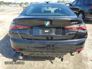 2024 BMW 4 Series 430i with VIN WBA63AV00RFS90506, listed as a Copart auction lot 77158134 with Not Provided miles and Non Repairable. Bid and sale history available at carsss.com. Image 6.