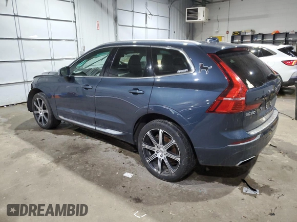 2020 Volvo XC60 Inscription with VIN YV4A22RL0L1549281, listed as a Copart auction lot 44229645 with 80,221 mi miles and Salvage title. Bid and sale history available at DreamBid. Image 2.