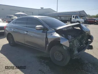 2017 Nissan Sentra S with VIN 3N1AB7AP3HY316743, listed as a Copart auction lot 76824164 with 112,575 mi miles and Salvage Title. Bid and sale history available at DreamBid. Image 4.