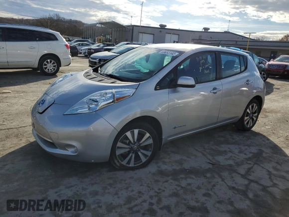 2017 Nissan LEAF SL with VIN 1N4BZ0CP9HC301535, listed as a Copart auction lot 69653102 with 45,195 mi miles. Bid and sale history available at carsss.com. Image 1.