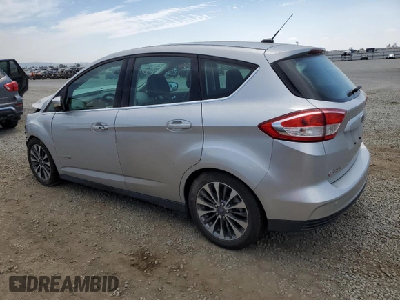 2017 Ford C-Max Titanium z VIN 1FADP5DU5HL110937, wystawiony jako Copart lot #58993795 z przebiegiem 76 914 mil mil oraz Szkoda całkowita • Salvage title. Historia ofert i sprzedaży dostępna na DreamBid. Obrazek 2.