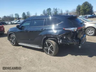2021 Toyota Highlander XSE with VIN 5TDLZRBH9MS062204, listed as a Copart auction lot 48347715 with 81,299 mi miles and Salvage Title. Bid and sale history available at carsss.com. Image 2.