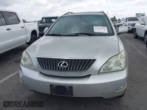 2005 Lexus RX 330 with VIN JTJGA31UX50053808, listed as a IAAI auction lot 42130220 with 187,292 mi miles. Bid and sale history available at carsss.com. Image 6.