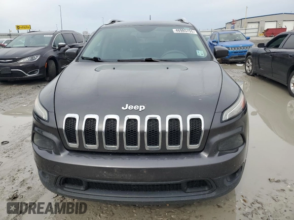 2014 Jeep Cherokee Latitude with VIN 1C4PJMCS0EW240928, listed as a Copart auction lot 46985755 with 156,340 mi miles and Salvage Title. Bid and sale history available at carsss.com. Image 5.