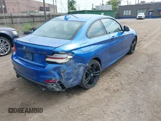 2018 BMW 2 Series M240i with VIN WBA2J5C55JVB27907, listed as a IAAI auction lot 42706522 with 39,097 mi miles and . Bid and sale history available at DreamBid. Image 4.