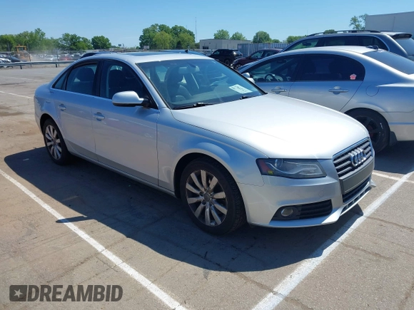 2012 Audi A4 2.0T Premium with VIN WAUAFAFL3CN020533, listed as a IAAI auction lot 42145563 with 112,275 mi miles. Bid and sale history available at carsss.com. Image 1.